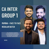 CA Inter Group 1 | Face to Face Regular Batch in Mumbai | For May 26 & Sep 26 Exams